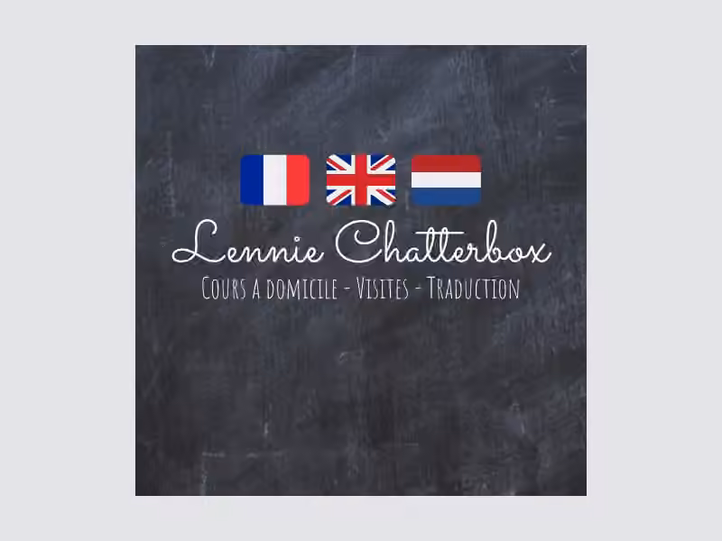 Lennie Chatterbox cours d'Anglais, Néerlandais et Français FLE Dunkerque Littoral